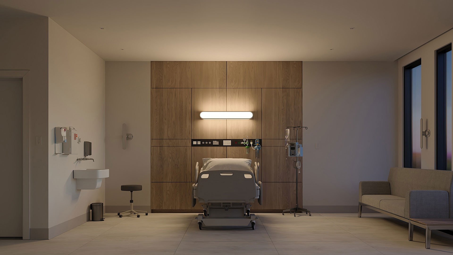 Nightingale™ introduces Respond™ headwall lighting